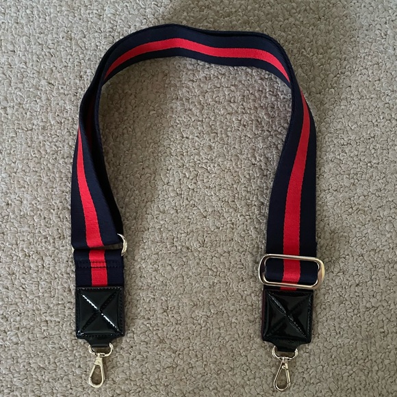 MZ Wallace Handbags - MZ Wallace Adjustable Navy and Red Stripe Bag Strap - brand new